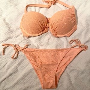 H&M Coral Pink Swimsuit